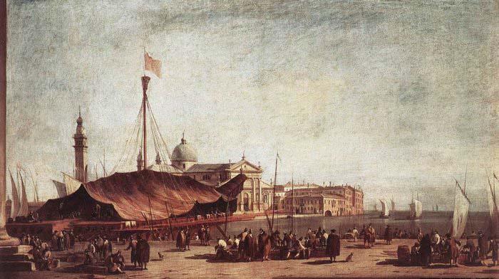 GUARDI, Francesco The Piazzetta oil painting image